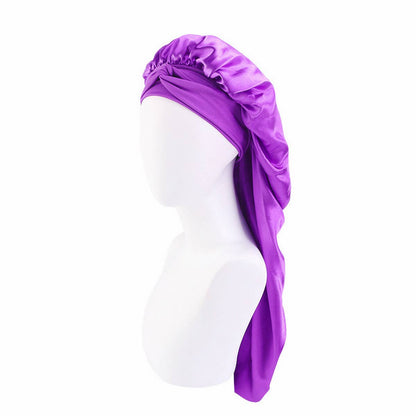 ADJUSTABLE STREAMER LONG NIGHTCAP_CWAH1484
