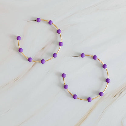 Games On Cloud Nine Hoop Earrings