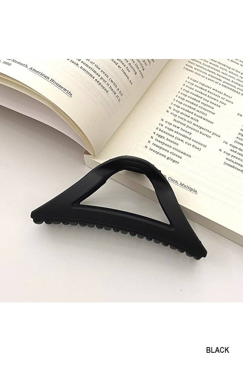 ,_..Minimalist Large Triangle Hair Claw Clip