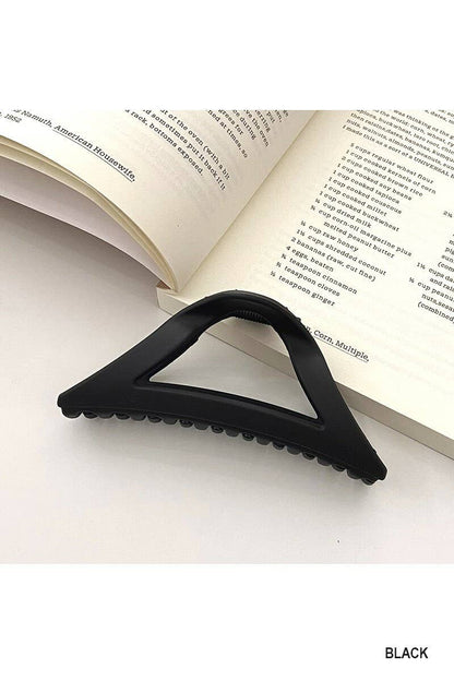 ,_..Minimalist Large Triangle Hair Claw Clip