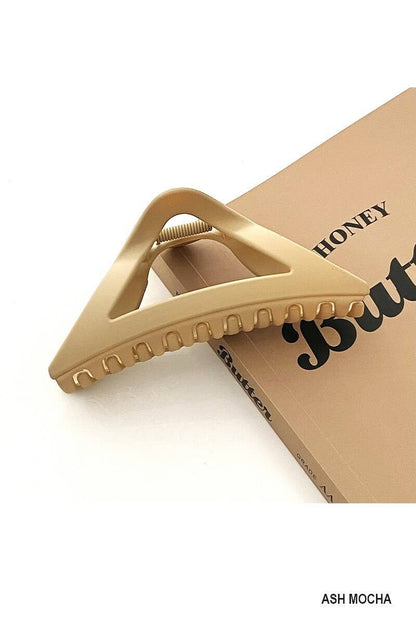 ,_..Minimalist Large Triangle Hair Claw Clip
