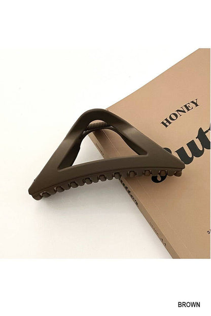 ,_..Minimalist Large Triangle Hair Claw Clip