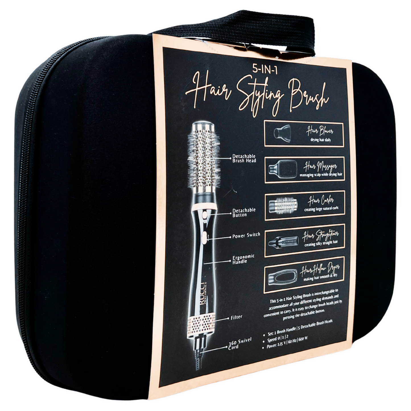HD118
5-in-1 Hair Styler Set