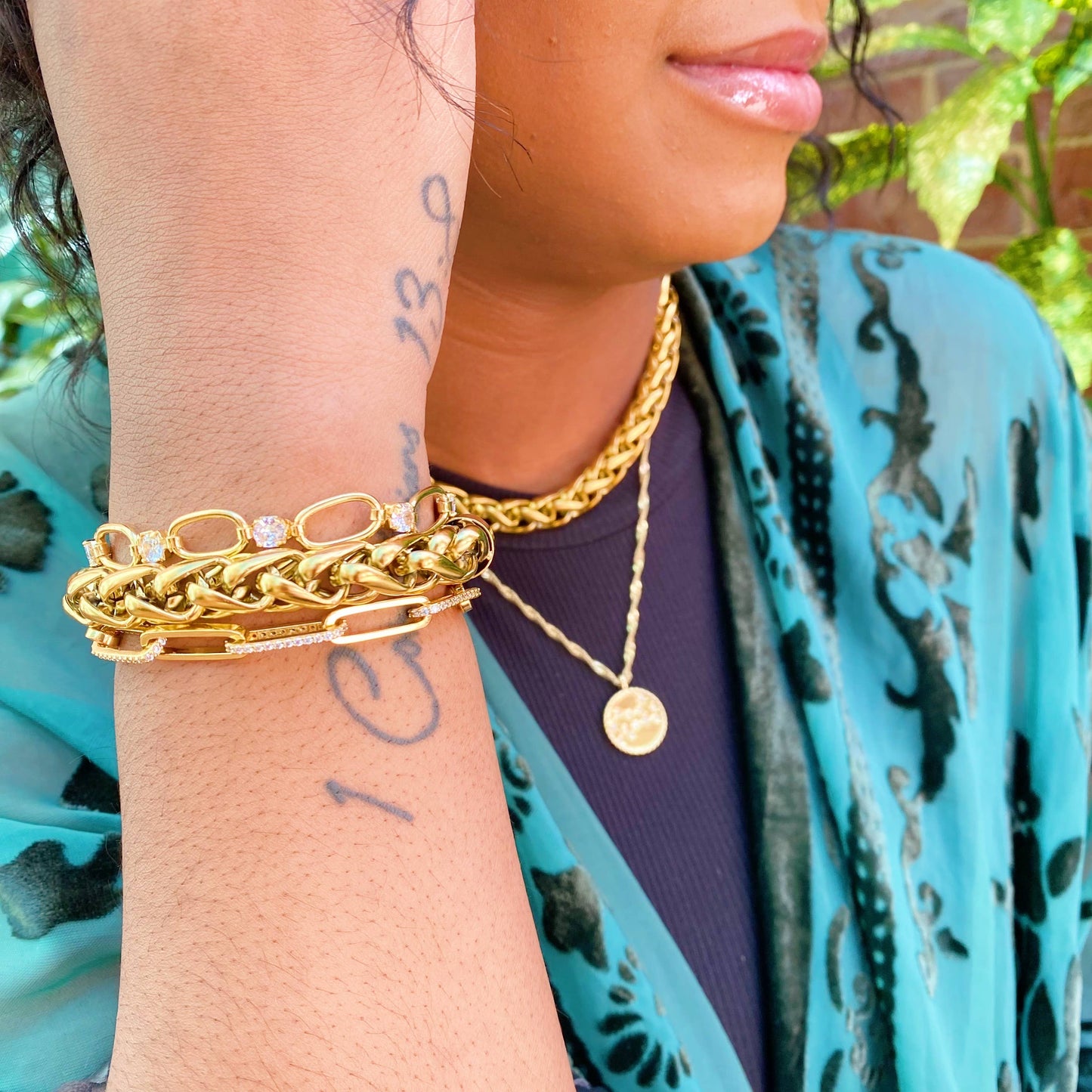 Alternative Shine Link Chain Bracelet