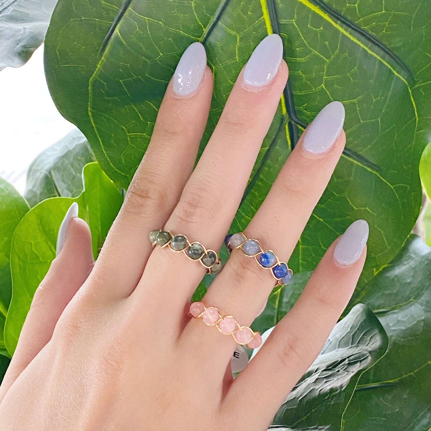 Wired Stone Ring