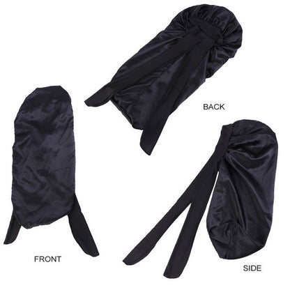 ADJUSTABLE STREAMER LONG NIGHTCAP_CWAH1484