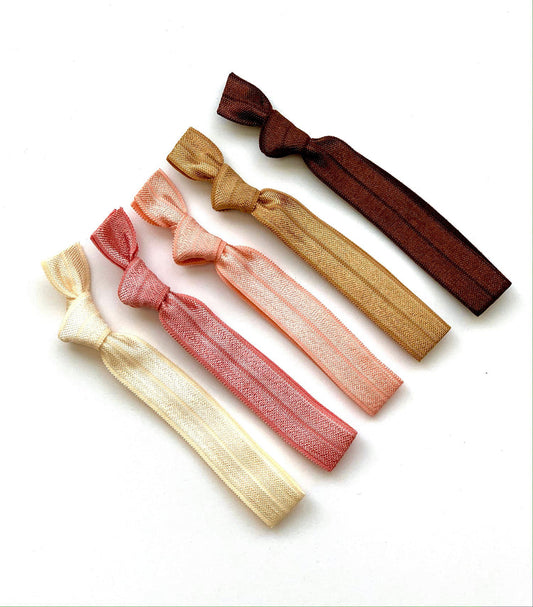 Neutral Tones Hair Ties 10 Pack